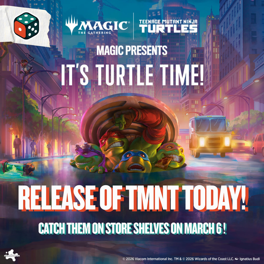 IT’S TURTLE TIME: TMNT Arrives in Magic Today