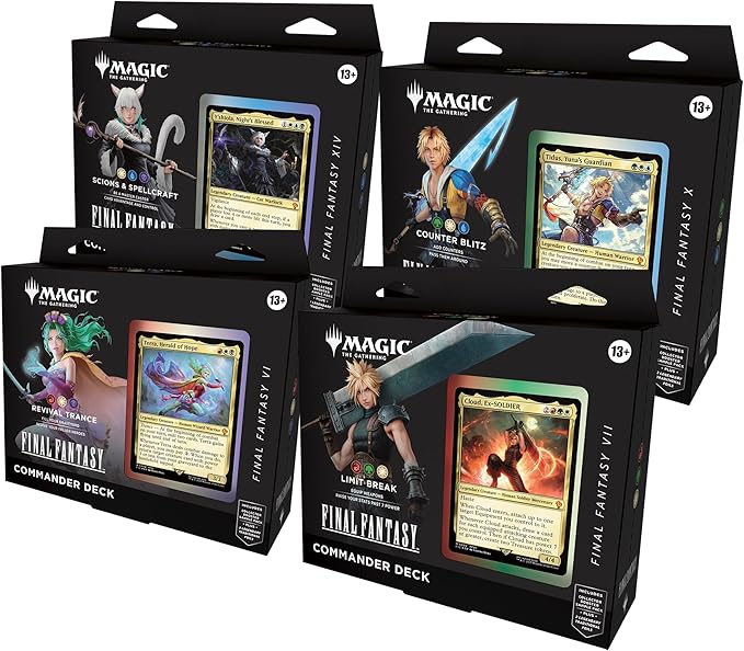 Magic: The Gathering® | Final Fantasy Commander Decks (4/Case)