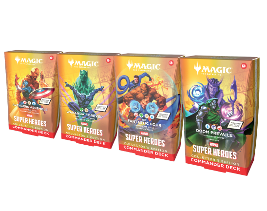 [EN] Magic: The Gathering® |Marvel Super Heroes- Collector Commander (4/Case)
