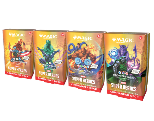 [EN] Magic: The Gathering® |Marvel Super Heroes- Collector Commander (4/Case)