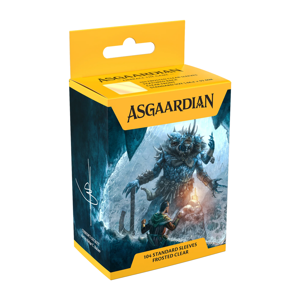 Asgaardian Frosted Clear Standard Sleeve
