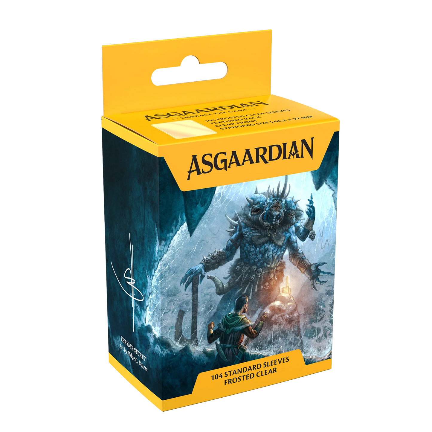 Asgaardian Frosted Clear Standard Sleeve