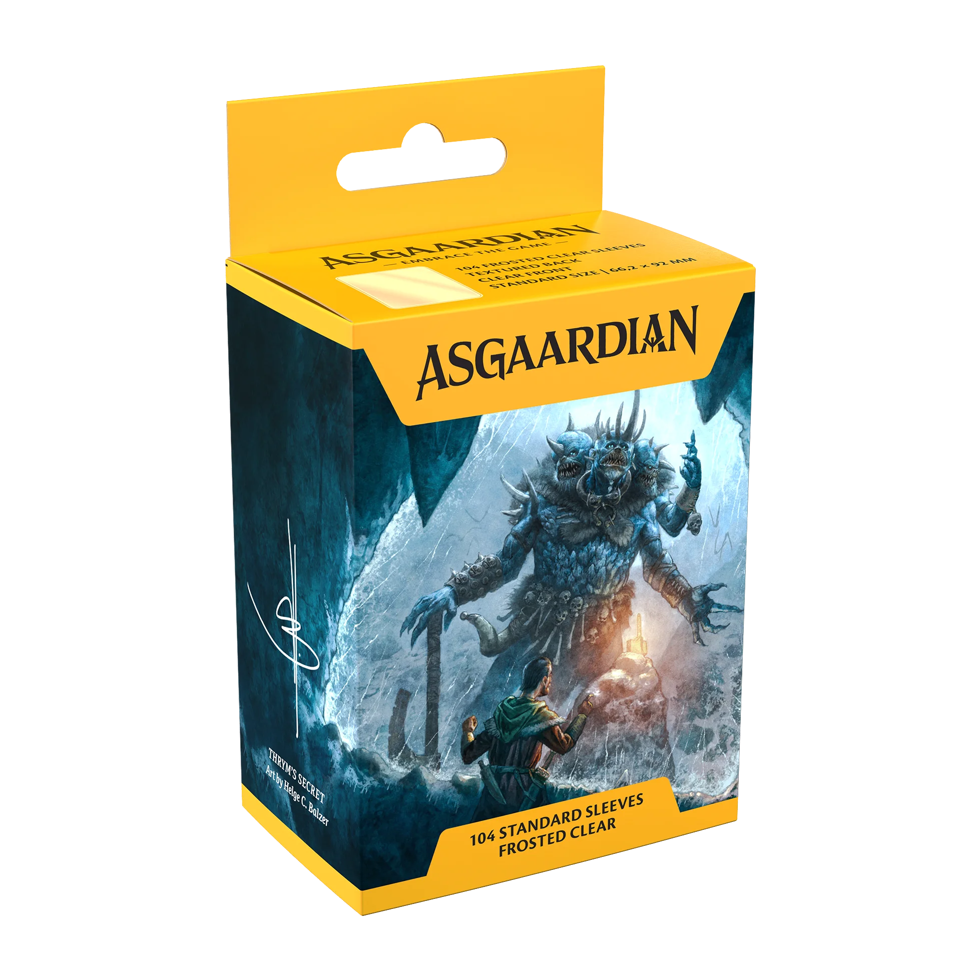 Asgaardian Frosted Clear Standard Sleeve