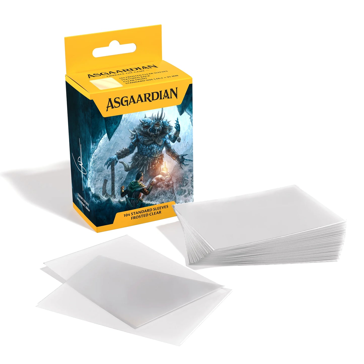 Asgaardian Frosted Clear Standard Sleeve