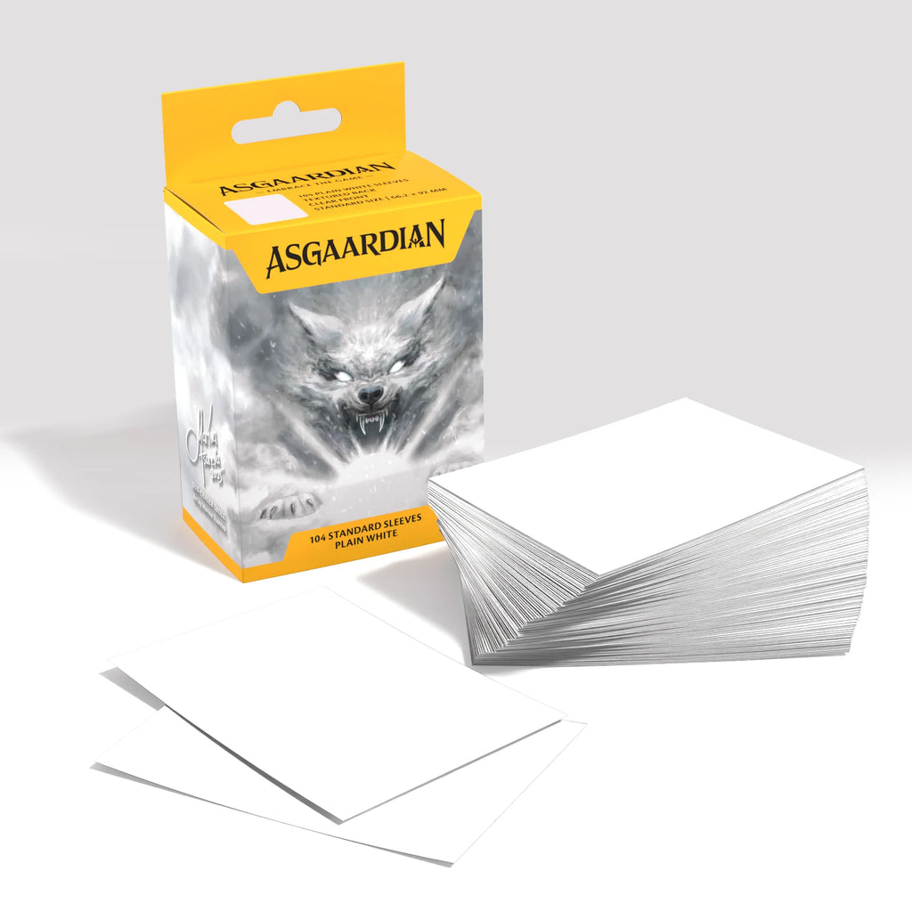 Asgaardian Plain White Standard Sleeve