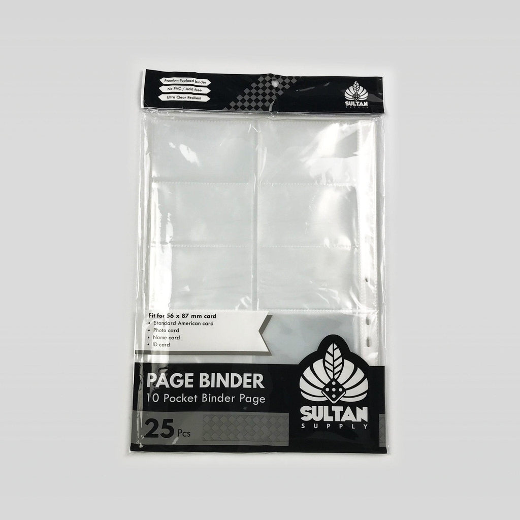 Sultan Page 10 Pocket - Clear - Gaming Library