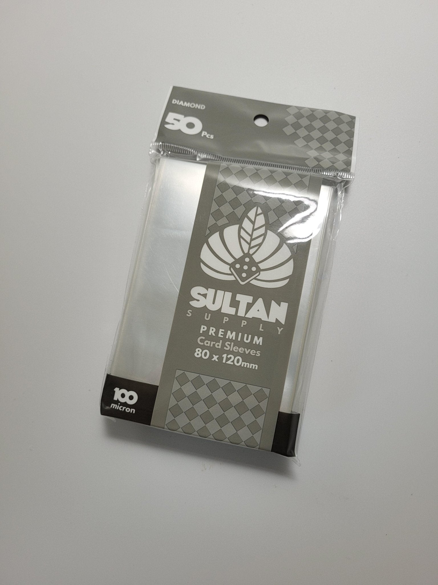 sultan card sleeves Sultan Supply Premium Card Sleeves: 80 x 120 mm Diamond (100 microns)
